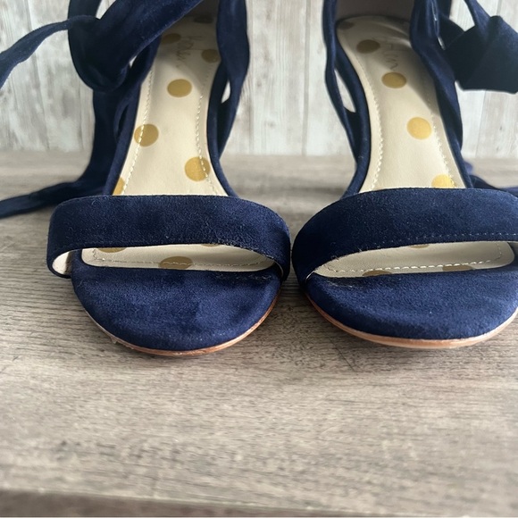 Boden Primrose Suede Tie Heels - Picture 4 of 7
